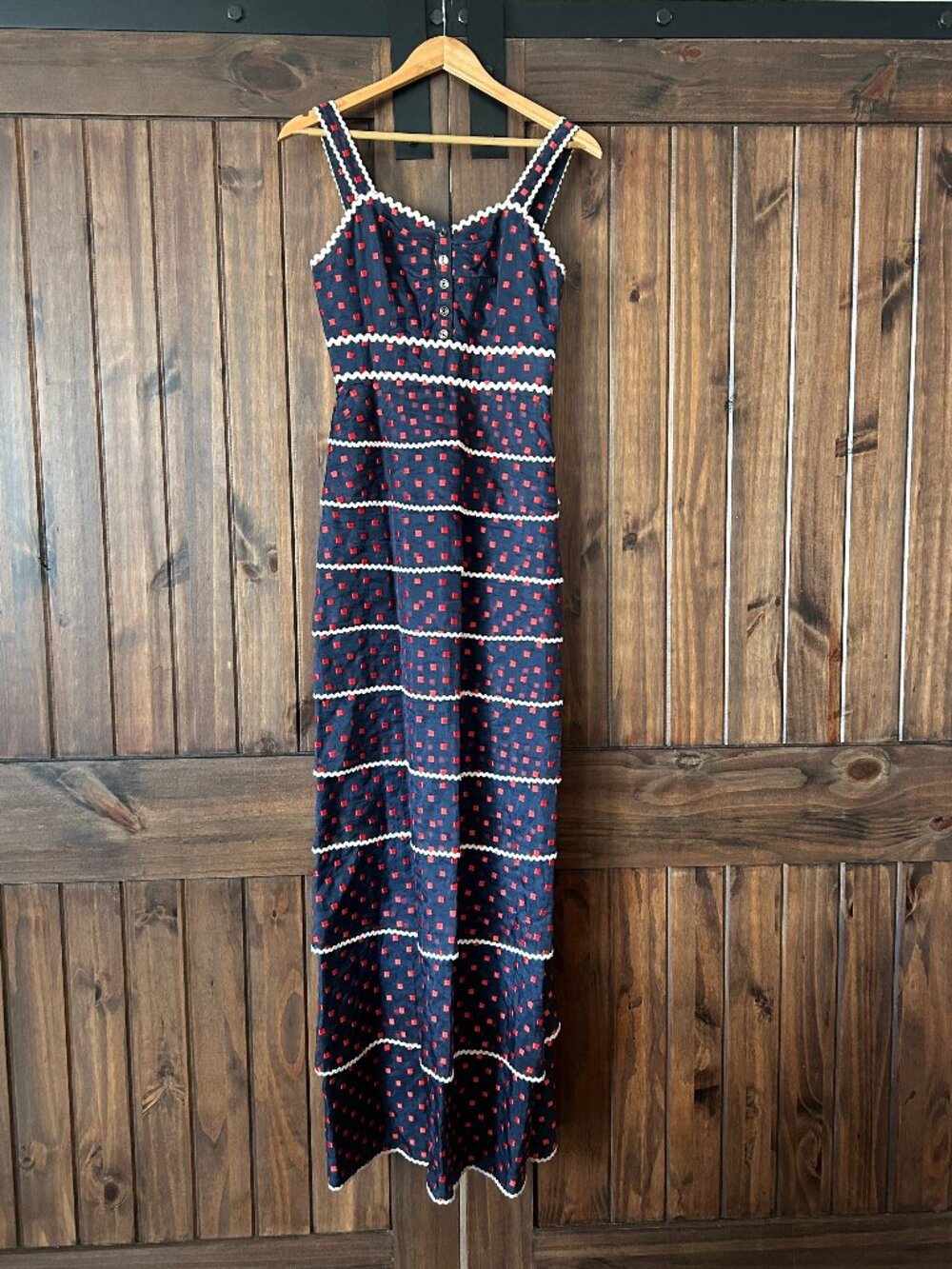 Tory Burch Ernestina Tiered Silk Maxi Dress